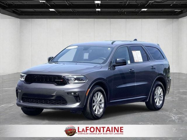 2025 Dodge Durango GT RWD in Gray — front three-quarter view