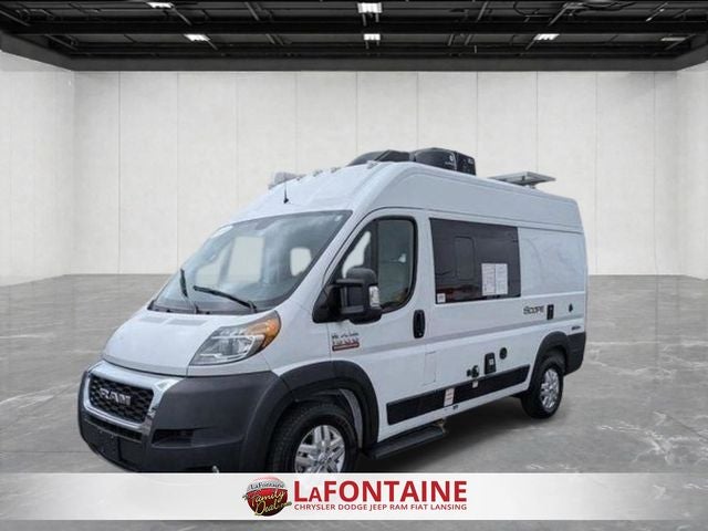 2021 RAM ProMaster 1500 Cargo Van High Roof 136' WB in Bright White Clearcoat — front three-quarter view
