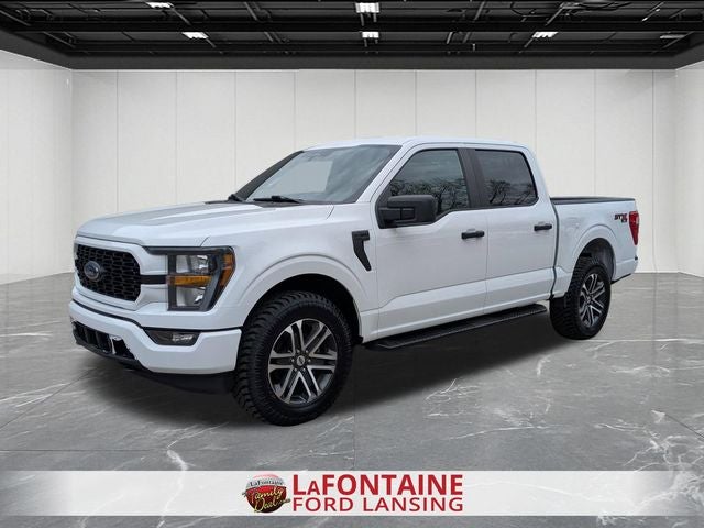 2023 Ford F-150 XL in Oxford White — front three-quarter view