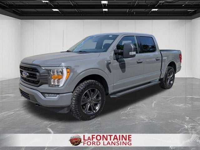 2021 Ford F-150 XLT in Lead Foot — front three-quarter view