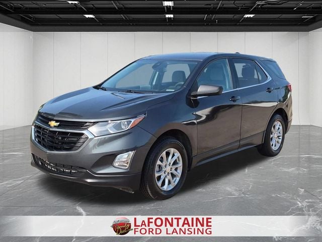 2021 Chevrolet Equinox LS in Nightfall Gray Metallic — front three-quarter view