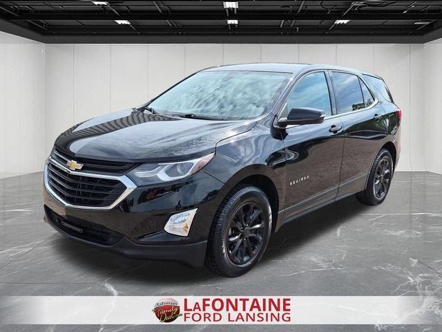 2018 Chevrolet Equinox LT in Black Metallic — front three-quarter view