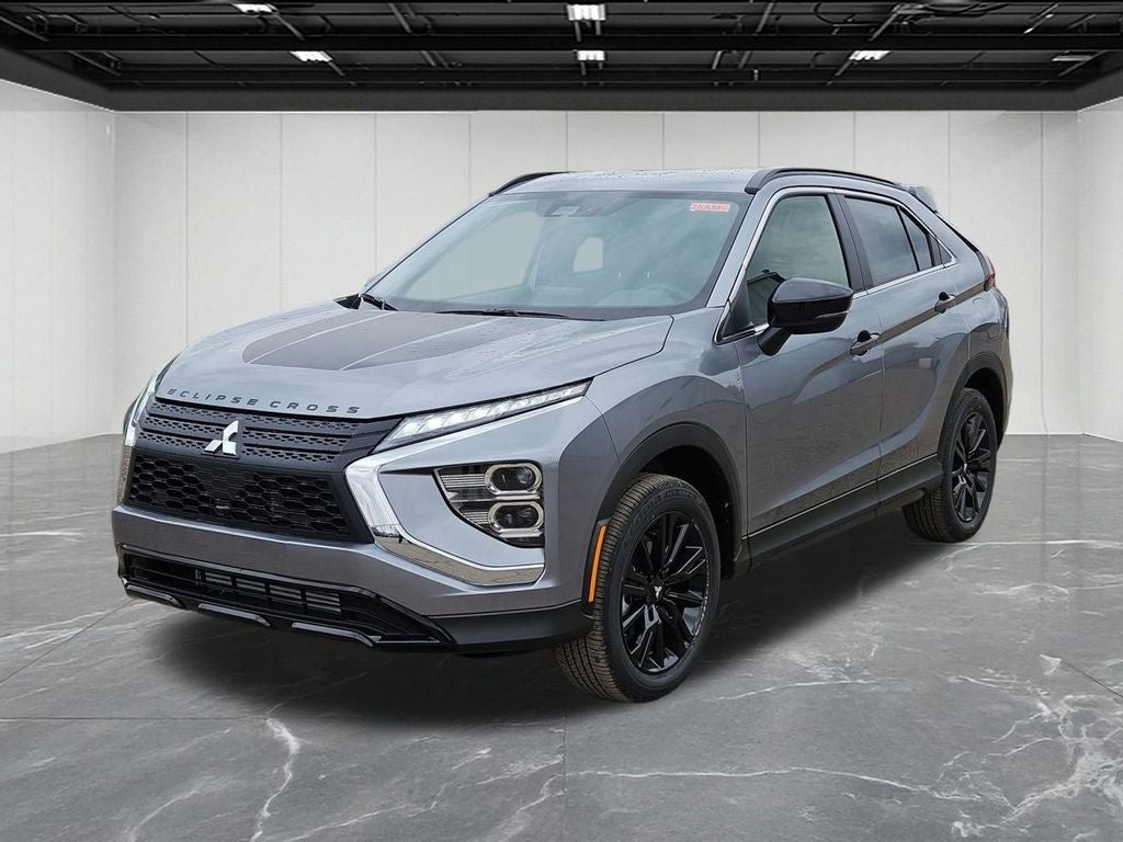 2026 Mitsubishi Eclipse Cross Black Edition in Mercury Gray Metallic — front three-quarter view