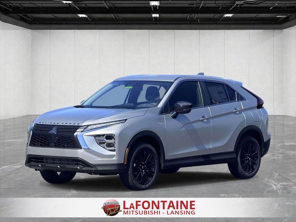2026 Mitsubishi Eclipse Cross LE in Silver Metallic — front three-quarter view