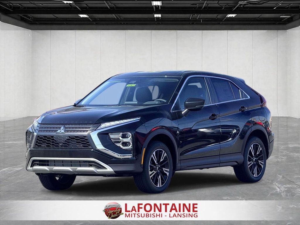 2026 Mitsubishi Eclipse Cross SE in Black — front three-quarter view