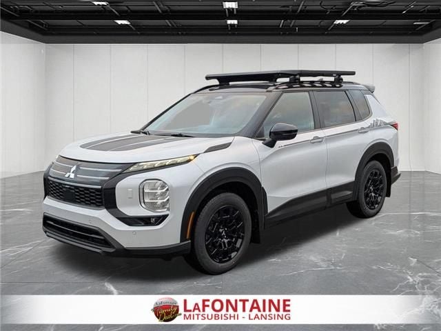 2026 Mitsubishi Outlander Trail Edition in Diamond White — front three-quarter view