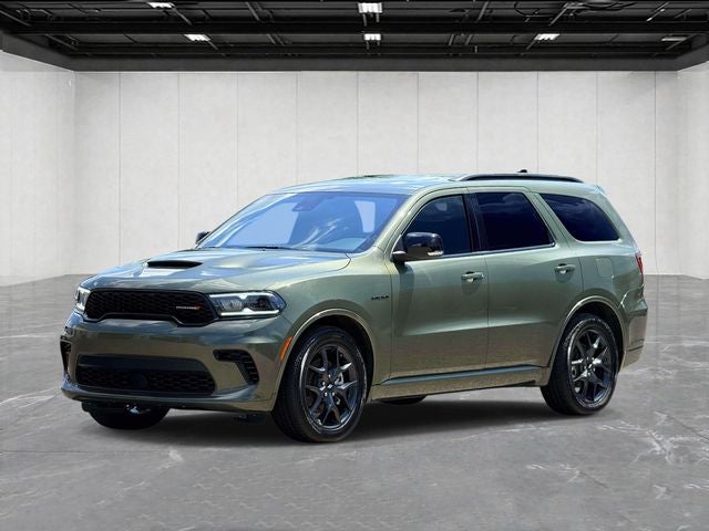 2026 Dodge Durango GT Plus HEMI V8 in Green — front three-quarter view