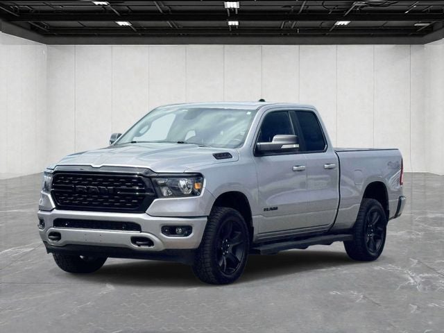 2022 RAM 1500 Big Horn/Lone Star in Billet Silver Metallic — front three-quarter view