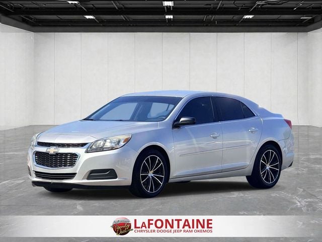 2014 Chevrolet Malibu LS 1LS in Silver Ice Metallic — front three-quarter view