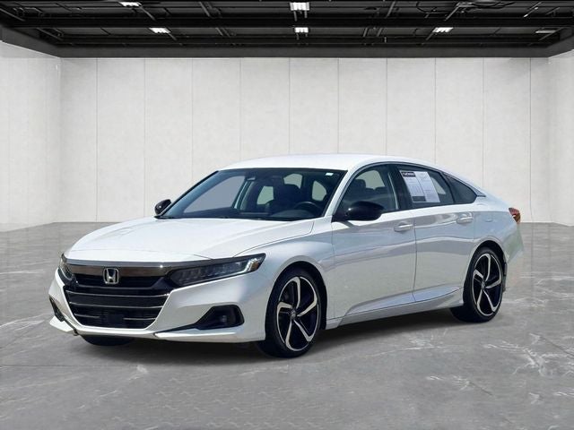 2022 Honda Accord Sport Special Edition in Platinum White — front three-quarter view