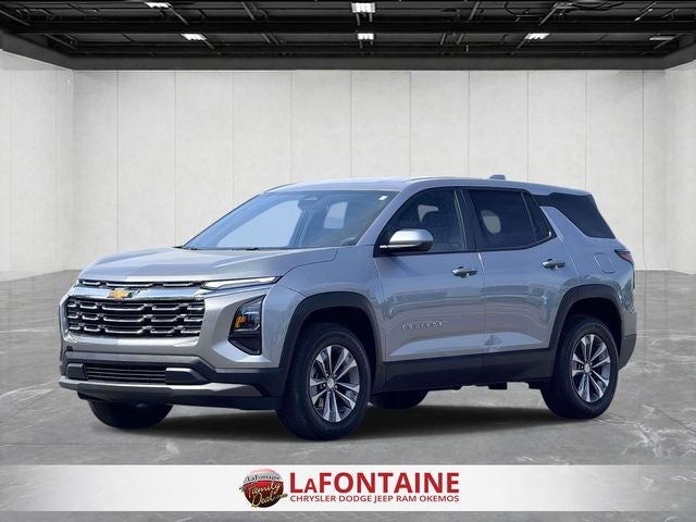 2025 Chevrolet Equinox LT in Sterling Gray Metallic — front three-quarter view